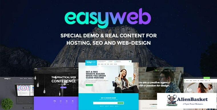 67994  EasyWeb v2.2.7 - WP Theme For Hosting, SEO and Web-design