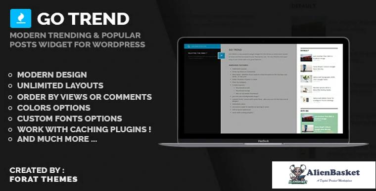 68380  Go trend v1.4 - Wordpress popular posts widget