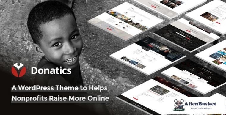 77561  Donatics v1.2.7 - Charity & Fundraising WordPress Theme