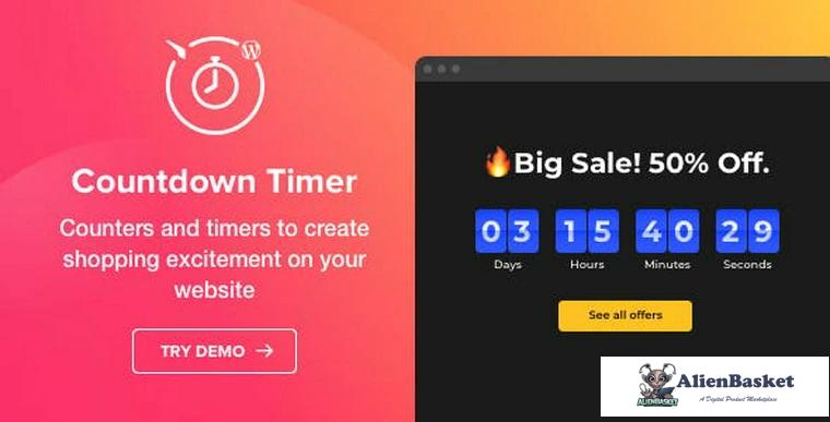 87189  Countdown Timer v1.4.0 - WordPress Countdown Timer plugin