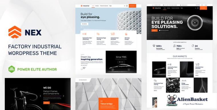 87623  Nex v10 - Factory & Industrial WordPress