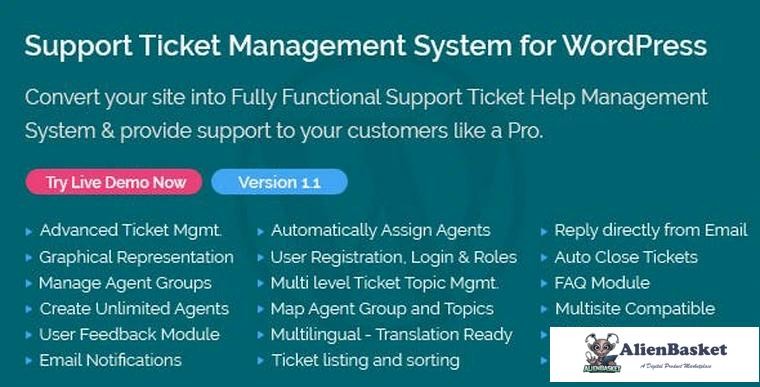 88189  Support Ticket Management System for WordPress v1.4