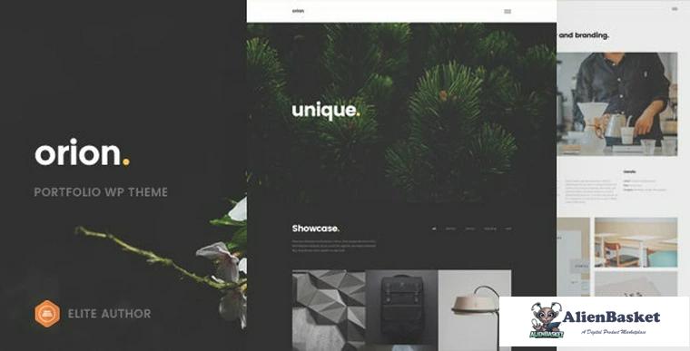 77368  Orion v1.0 - Minimal Portfolio WordPress Theme