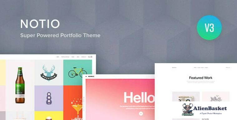 69814  Notio v3.2.6.2 - Deluxe Portfolio Theme