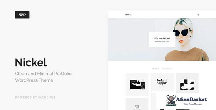 68457  Nickel v1.0 - Minimalist Portfolio WordPress Theme