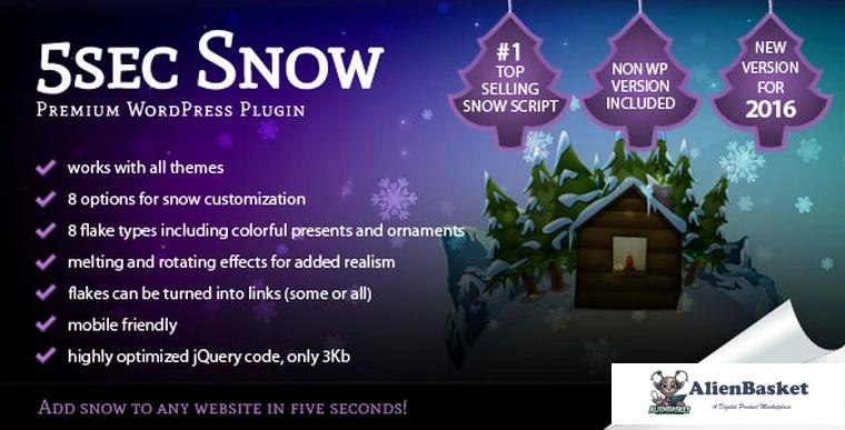 85938  5sec Snow v1.70 - Premium Plugin