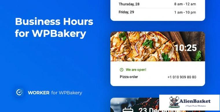 92145  Business Hours for WPBakery v1.1.1 – Worker addon