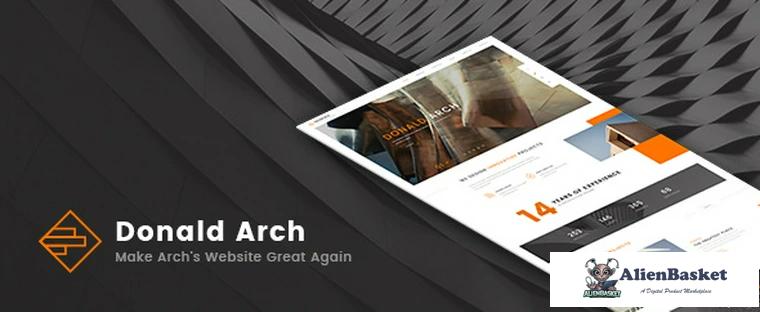 77415  Donald Arch v1.0.7 - Creative Architecture Theme