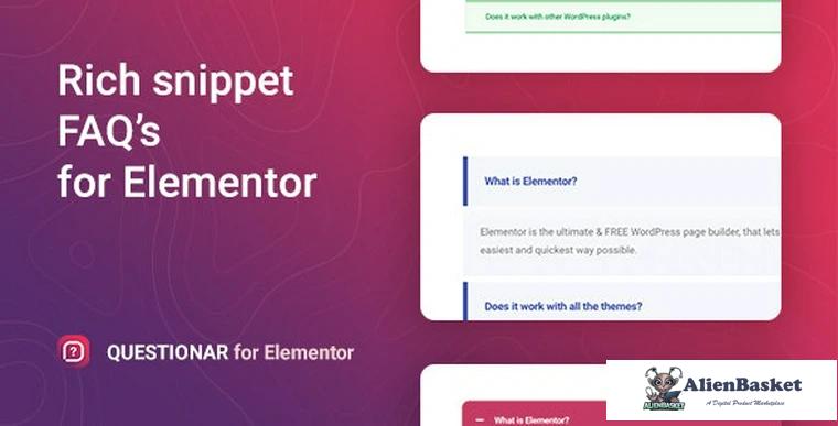 87056  Questionar v1.1.1 – FAQ Accordions for Elementor