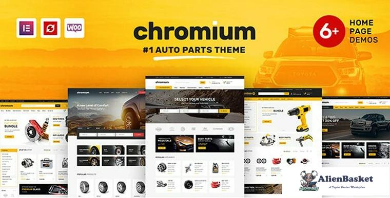 77990  Chromium v1.3.2 - Auto Parts Shop WordPress Theme