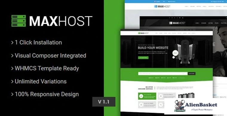 83684  MaxHost v4.4 - Web Hosting, WHMCS and Corporate Business WordPress Theme with WooCommerce