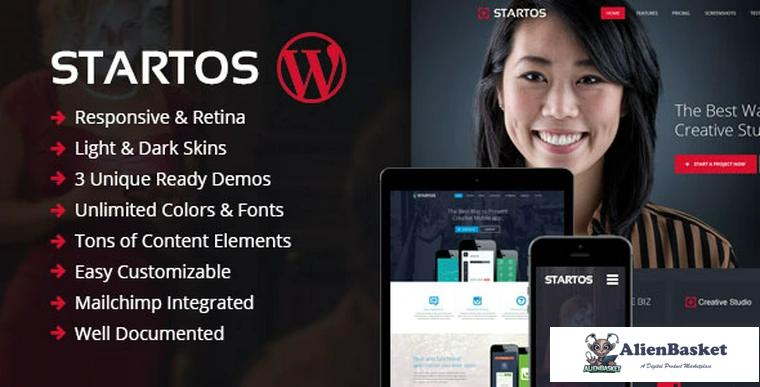 75970  Startos v1.5.0 - Modern App Landing Page Theme