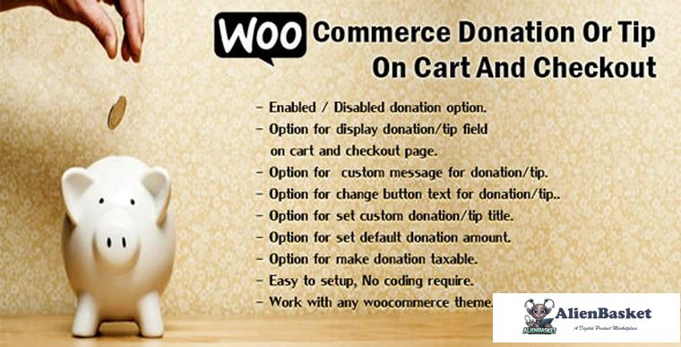 69880  WooCommerce Donation Or Tip On Cart And Checkout v1.4