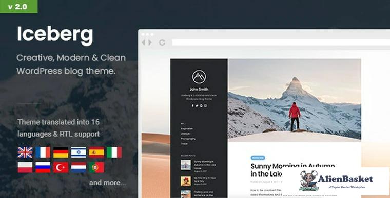 87868  Iceberg v2.0.3 - Simple & Minimal Personal Content-focused