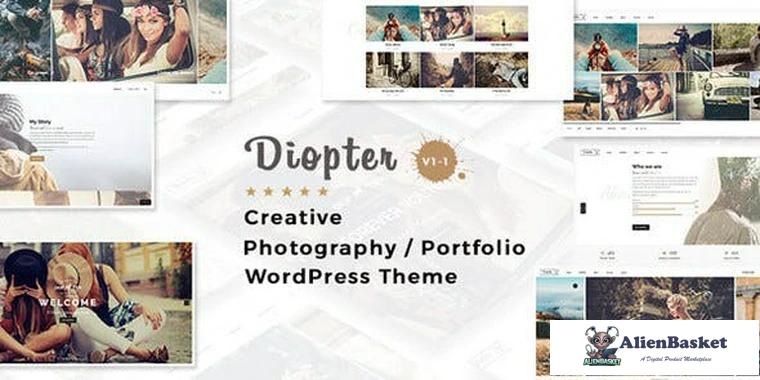 75759  Diopter v1.1 - Creative Responsive Photography / Portfolio WordPress Theme