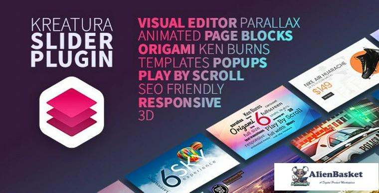 90847  Kreatura v7.5.0 - Slider Plugin for WordPress + Templates