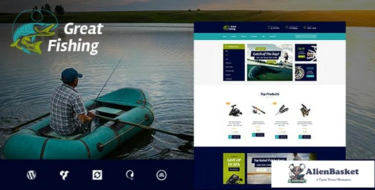 79106  Fishing and Hunting Hobby v1.5.1 - WordPress Theme