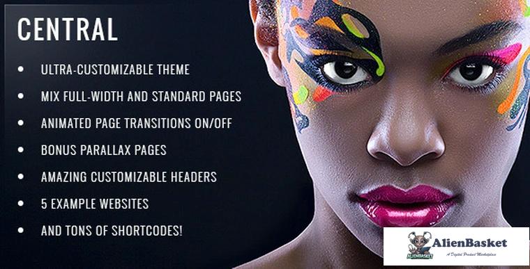 74592  Central v3.0.1 - Versatile Multi-Purpose WordPress Theme