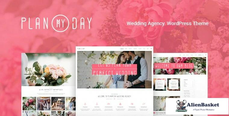 78955  Plan My Day v1.1.4 - Wedding / Event Planning Agency WordPress Theme