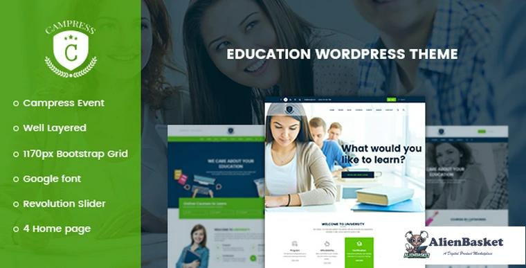 84894  Campress v1.16 - Responsive Education, Courses and Events