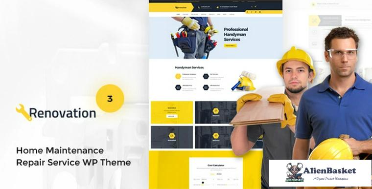 69576  Renovation v3.5.2 - Home Maintenance, Repair Service Theme