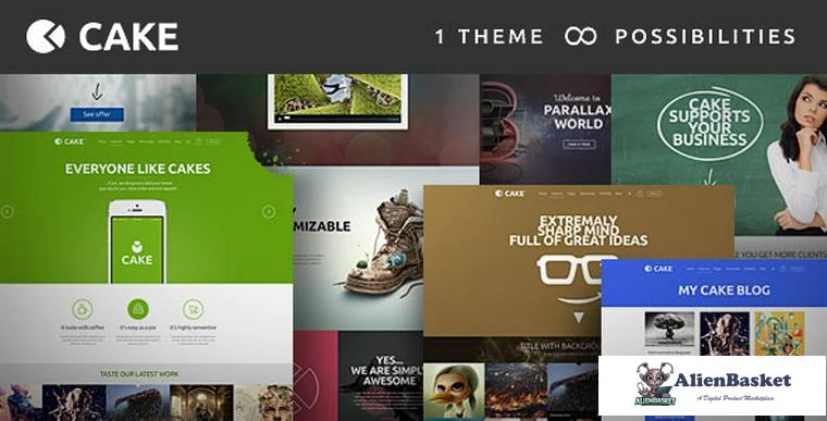 72326  Cake v1.5.3 - Responsive Multi-Purpose WordPress Theme