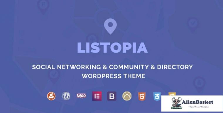 69037  Listopia v1.3.1 - Directory, Community WordPress Theme