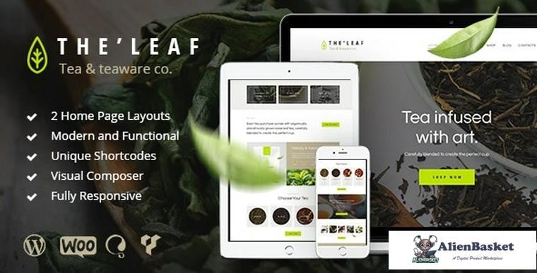 78831  TheLeaf v1.7.1 - Tea Production Company & Online Coffee Shop WordPress Theme