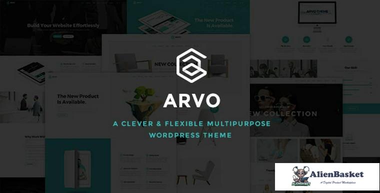 70405  Arvo v1.6 - A Clever & Flexible Multipurpose WordPress Theme