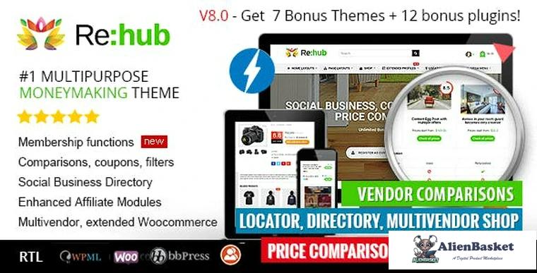 74891  REHub v8.1.3 - Price Comparison, Business Community