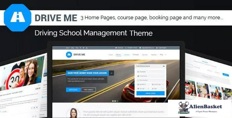 93347  Driveme v1.5.3.1 - Driving School WordPress Theme