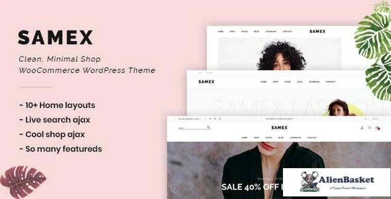 90210  Samex v2.1 - Clean, Minimal Shop WooCommerce WordPress Theme