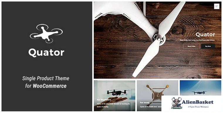 70590  Quator v1.0.1 - Single Product WordPress Theme