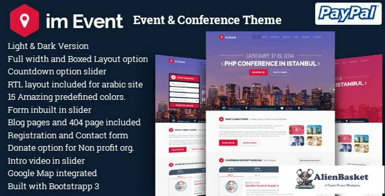 94803  im Event v3.3.8 - Event & Conference WordPress Theme