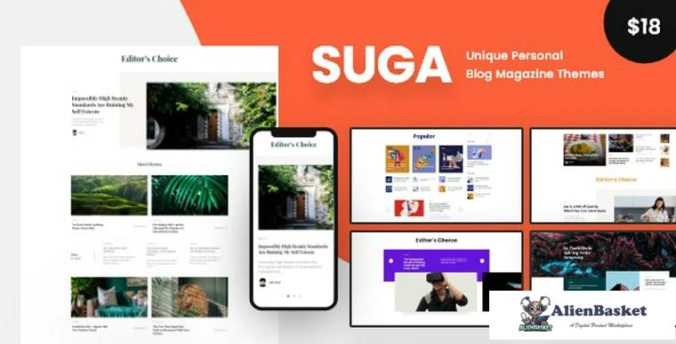 80249  Suga v1.1 - Magazine and Blog WordPress Theme