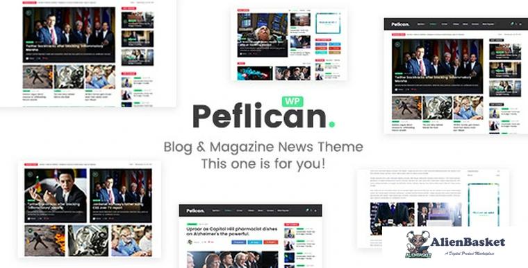 70750  Peflican v1.0.3 - A Newspaper and Magazine WordPress Theme