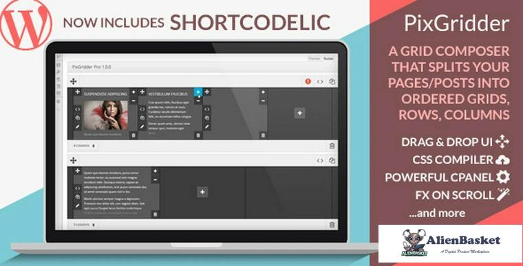 68828  PixGridder Pro v3.3.5 - Page Grid Composer for Wordpress