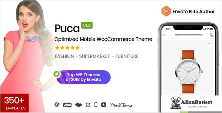 73405  Puca v1.4.2 - Optimized Mobile WooCommerce Theme