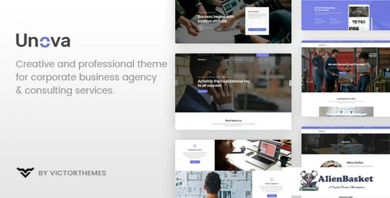 79855  Unova v1.7 - Consulting Business WordPress Theme