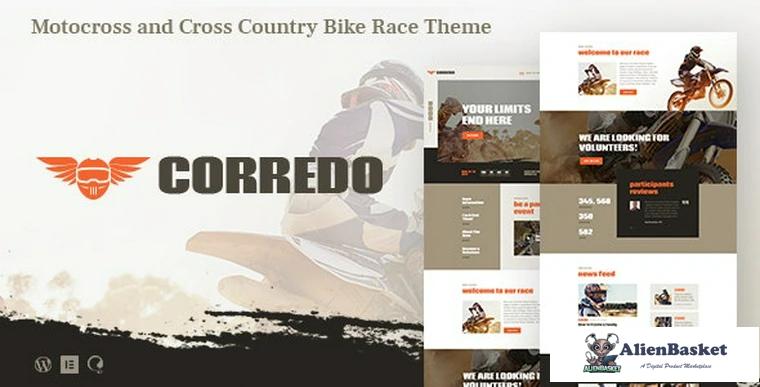 83866  Corredo v1.1.4 - Bike Race & Sports Events WordPress Theme