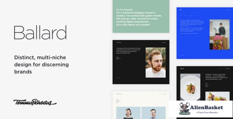 73132  Ballard v1.0.3 - Responsive CV WordPress Theme