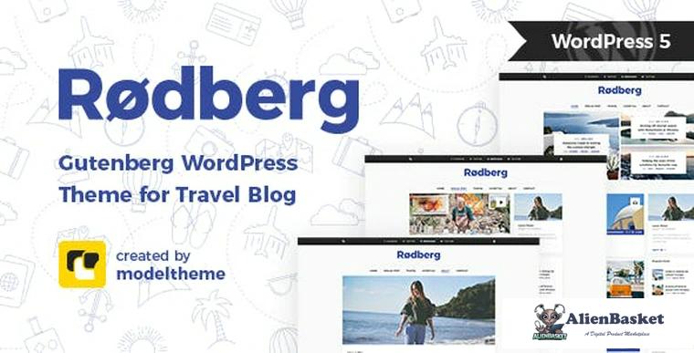 75861  Rodberg v1.1.1 - Travel Blog WordPress Theme Gutenberg Compatible