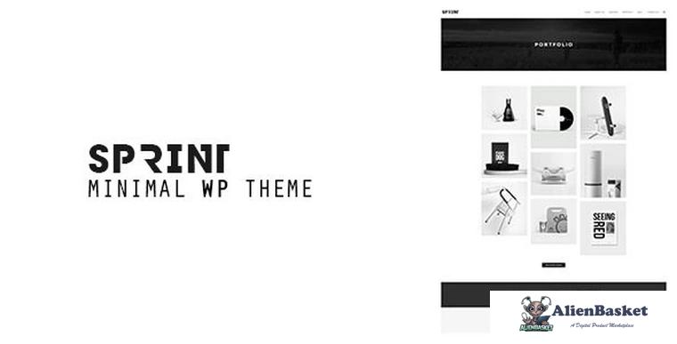 71117  Sprint v1.6.2 - Minimal WordPress Portfolio