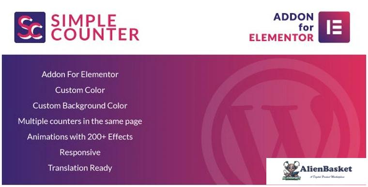 78186  Simple Counter for Elementor v1.0 - WordPress Plugin