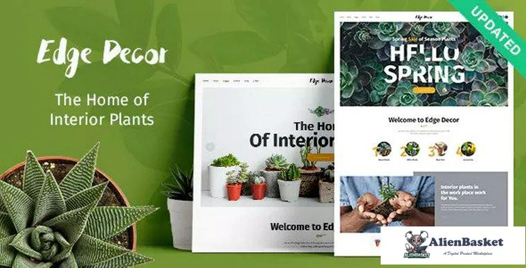 77580  Edge Decor v1.1 - A Modern Gardening & Landscaping Theme