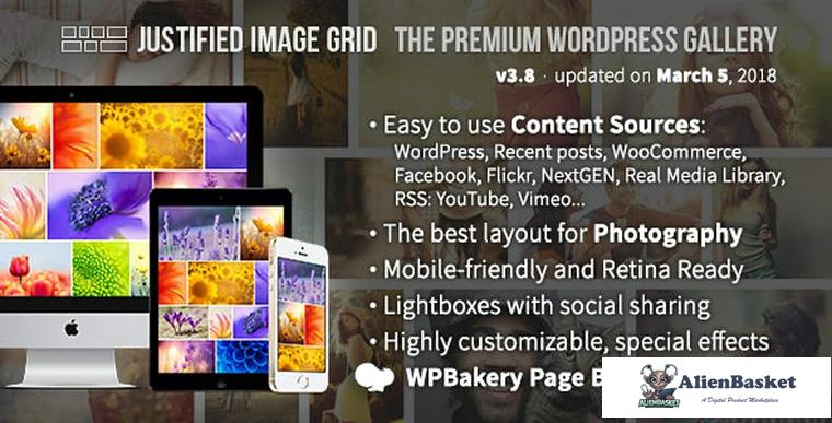 68595  Justified Image Grid v3.8 - Premium WordPress Gallery