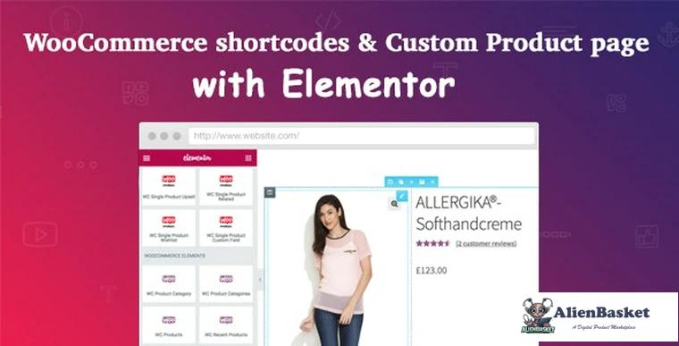 80665  WooCommerce shortcodes & Custom Product page with Elementor v1.0.9