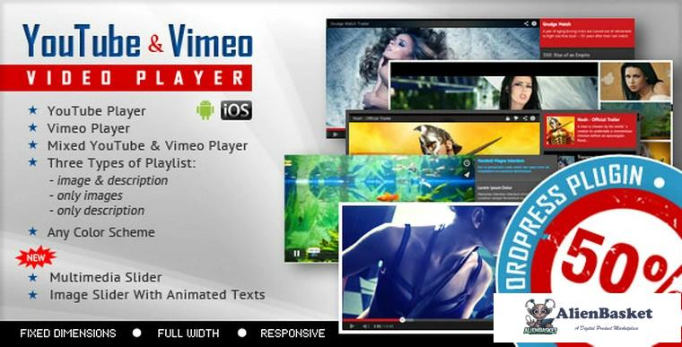 67832  Youtube Vimeo Video Player and Slider WP Plugin v2.7