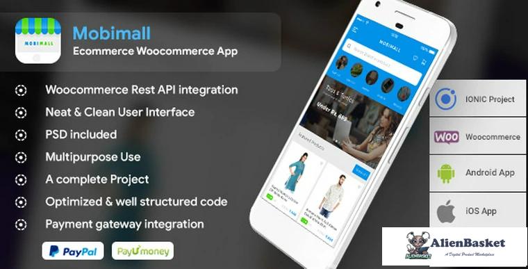 70905  Mobimall - Woocommerce Android + iOS App IONIC 3