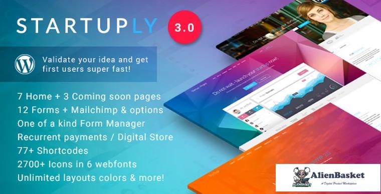 70378  Startuply v3.0.10 - Multi-Purpose Startup Theme